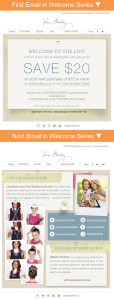 Vera Bradley welcome email series