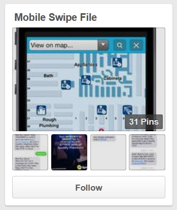 Explore the Mobile Swipe File