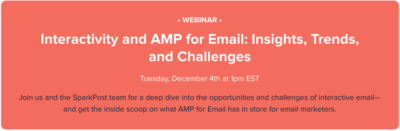 Trends and Insights for Interactive Email and AMP for Email