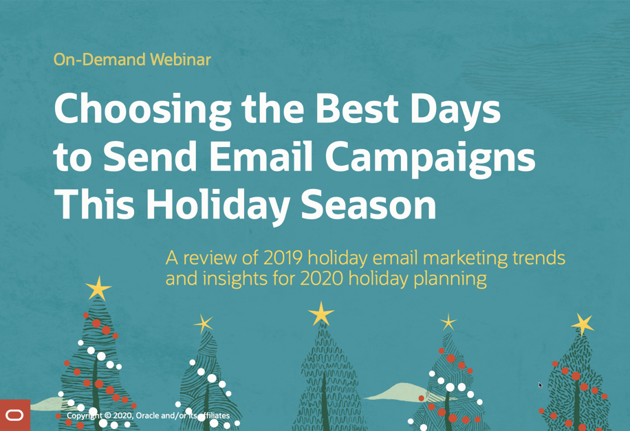 Choosing the Best Days to Send Email Campaigns This Holiday Season