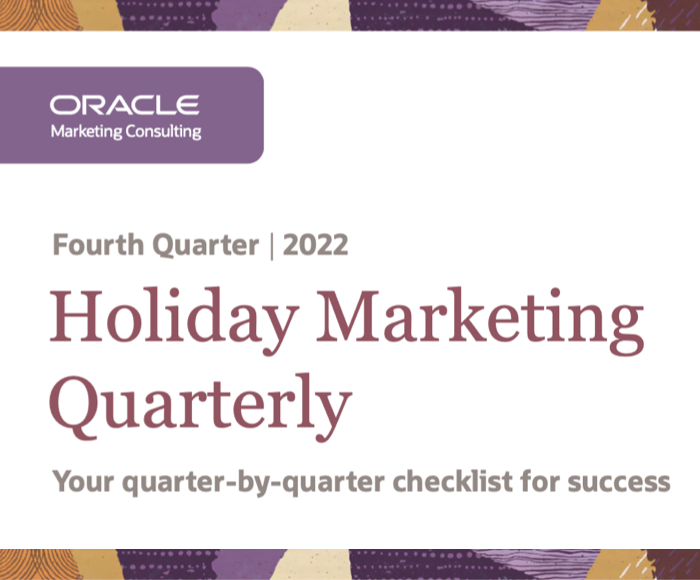 Fourth Quarter 2022 Holiday Marketing Quarterly