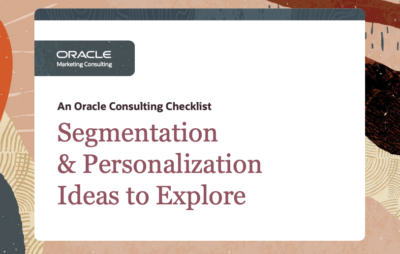 Segmentation and Personalization Ideas Checklist