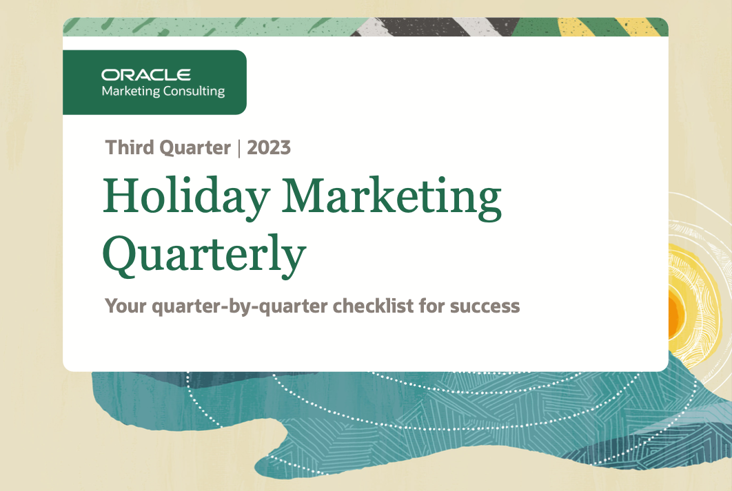 Third Quarter 2023 Holiday Marketing Quarterly