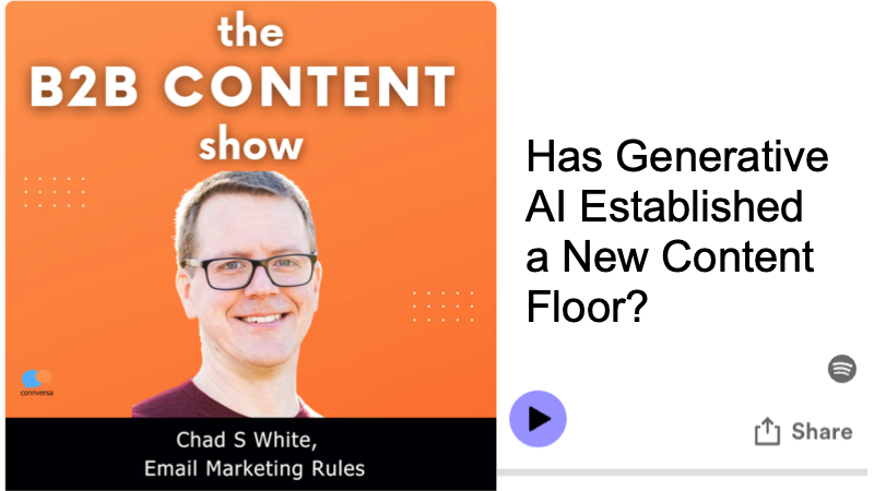 Has Generative AI Established a New Content Floor?