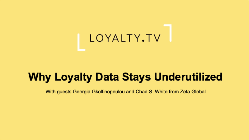 Why Loyalty Data Stays Underutilized
